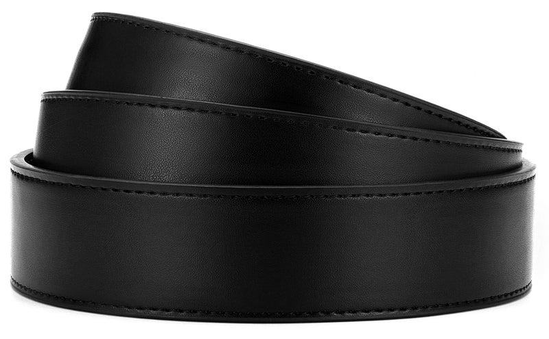 CHAOREN Ratchet Belt Replacement Strap 1 3/8â€, Leather Belt Strap for 40MM Slide Click Buckle - Image 3